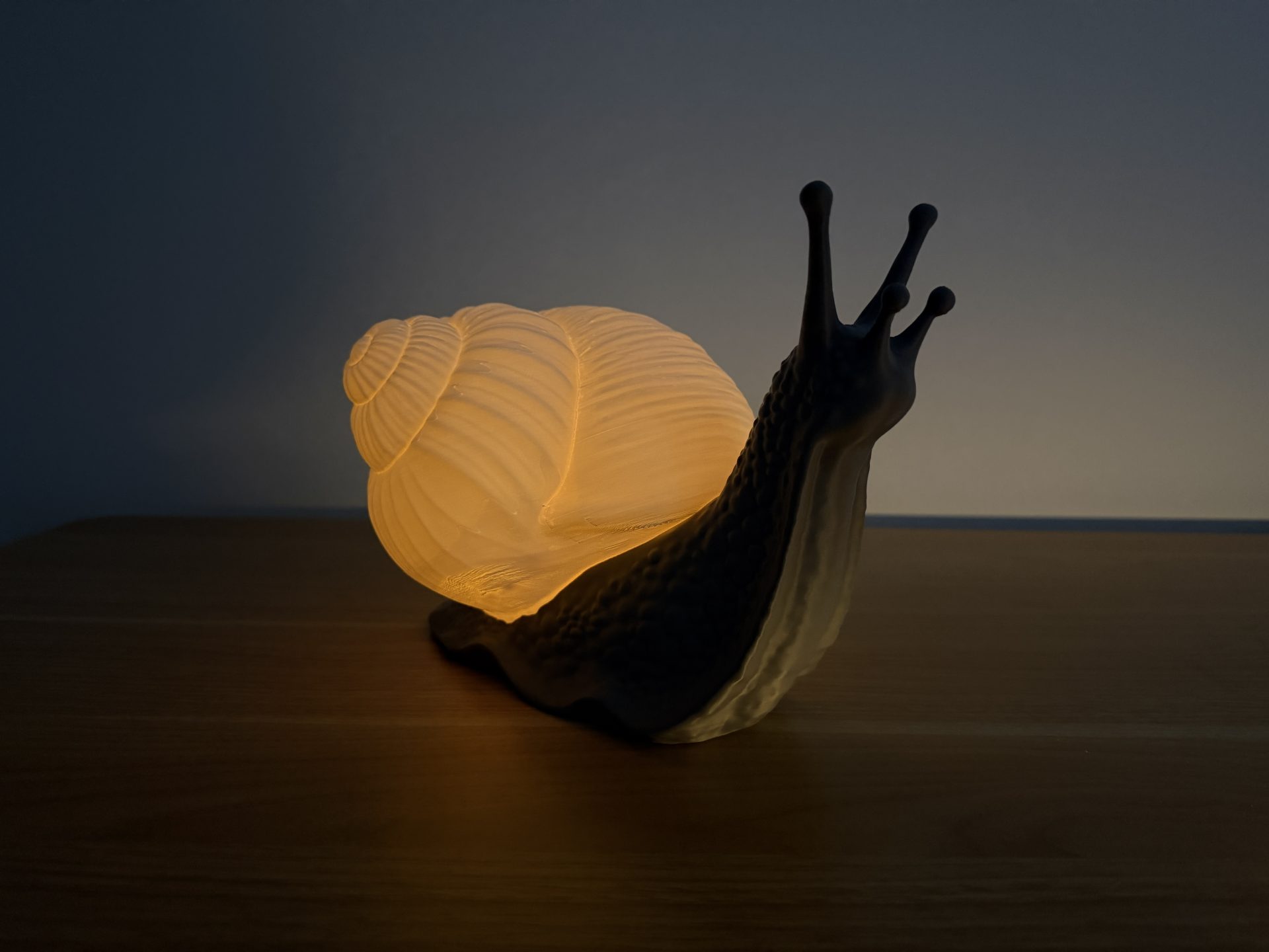 Modular Snail Shell Lamp – 3D Printed Ambient Light