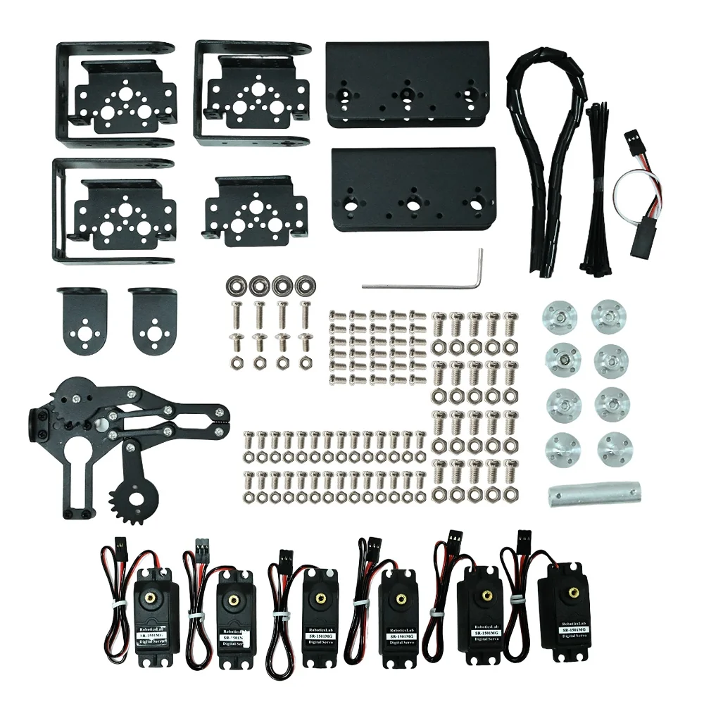 Buy 6DOF Robotic Arm Multi-Degree-of-Freedom Robot Servo Grab Maker Education Kit