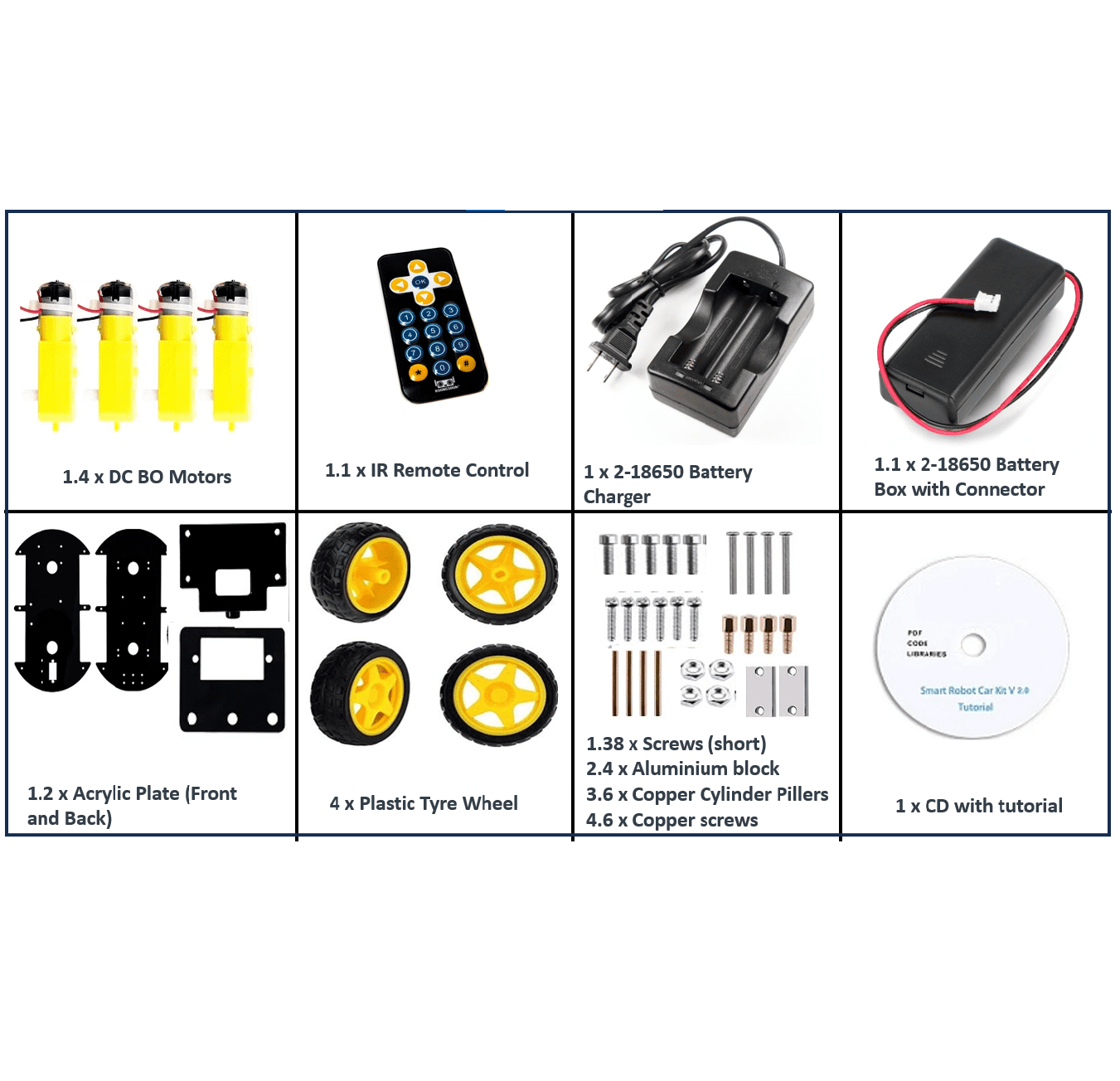 UNO Smart Robot Car Kit — Arduino Ultrasonic Sensor Project