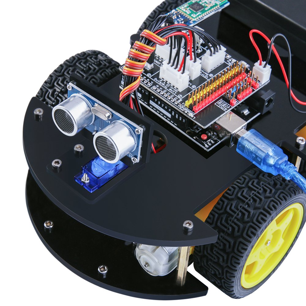 UNO Smart Robot Car Kit — Arduino Ultrasonic Sensor Project