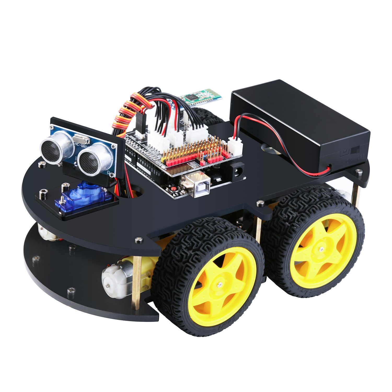 UNO Smart Robot Car Kit — Arduino Ultrasonic Sensor Project