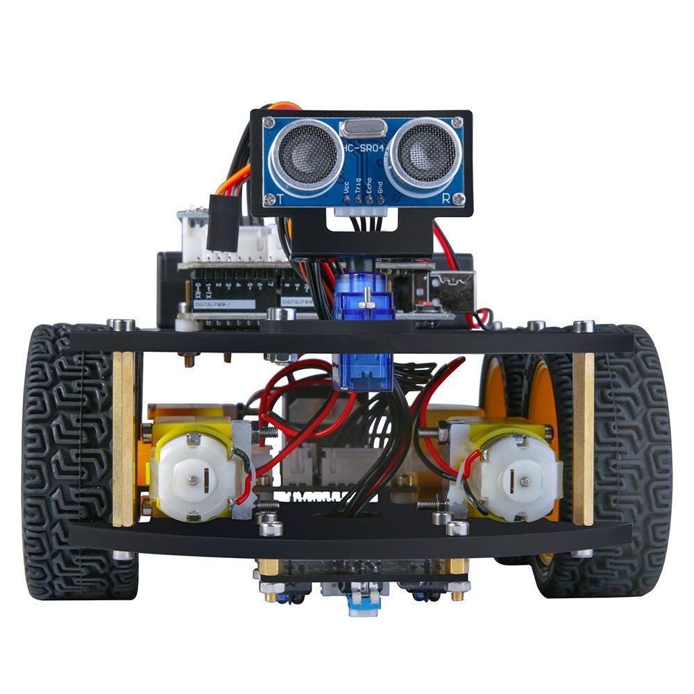 UNO Smart Robot Car Kit — Arduino Ultrasonic Sensor Project